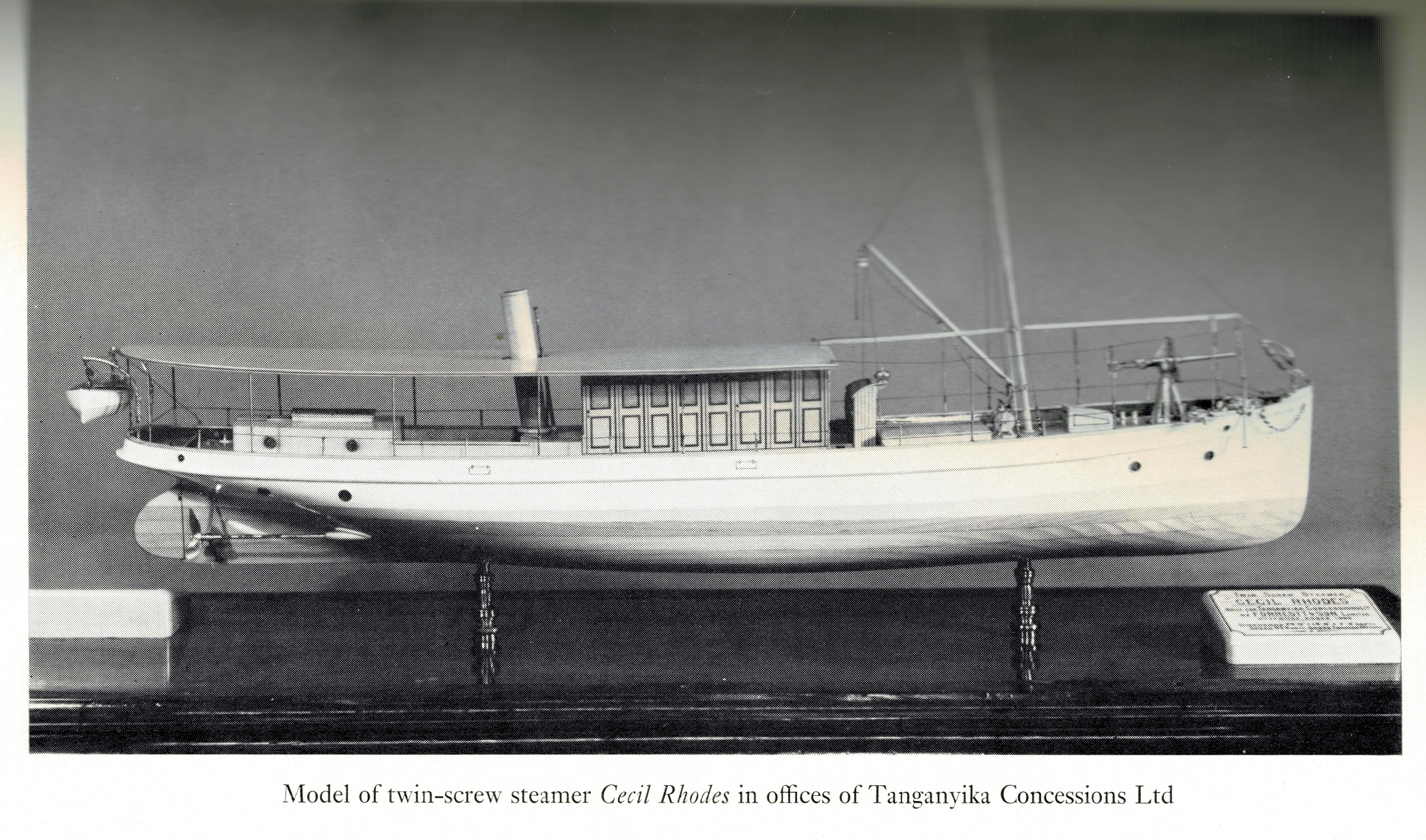 Model of SS Cecil Rhodes